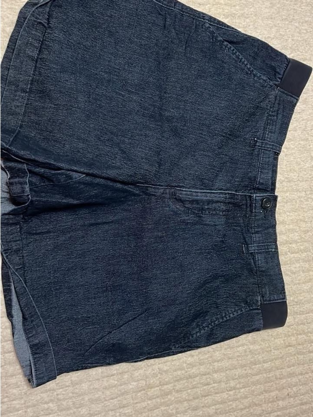Lee Women's Dark Blue Denim Shorts